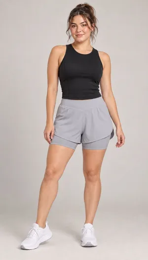 NEPest Gray Padded Cycling Shorts Women’s XL thumbnail 1