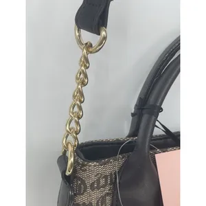 JUICY COUTURE LOVE NEVER DIES MINI TOTE CROSSBODY‎ BAG Brown TAUPE thumbnail 4
