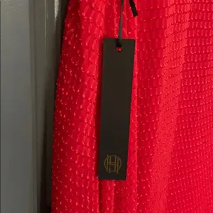 House of Harlow red A-line midi skirt XL thumbnail 5
