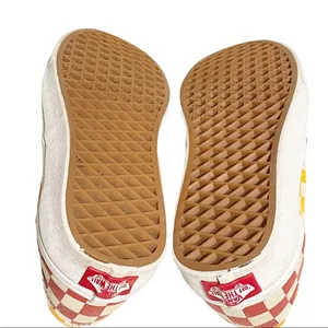 Vans OTW Womens 7.5‎ Primary Checker Blue Yellow Low Top Lace Shoes Sneakers thumbnail 7