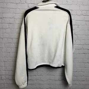 Teela half zip black and white active top size medium athleisure fleece lined thumbnail 4