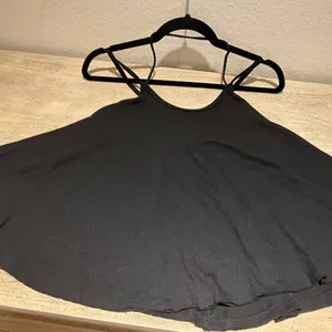 FREE PEOPLE We the Free Oversized Black Halter Tank Top Flowy Size Small S thumbnail 10