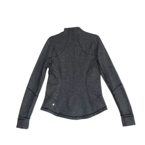 LULULEMON Forme Coco Pique Jacket Sz 8 Black Stretch Athletic Outdoor Yoga Gym thumbnail 4