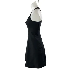 YPB Abercrombie & Fitch SculptLUX Black Sleeveless Tennis Mini Tank Dress Size S thumbnail 3