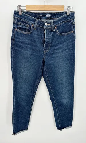 Old Navy High Rise OG Straight Ankle Jeans‎ Twila Wash Blue Women Size 4 HO21 thumbnail 1