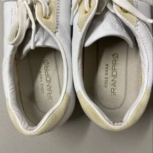 Cole Haan Grandpro Sneaker Shoe Leather Lace Up Turf White Womens Size 9.5 thumbnail 6