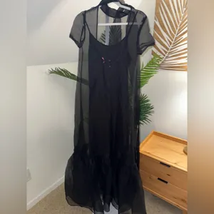 STAUD Calluna Organza mesh Dress XS like‎ new! thumbnail 7
