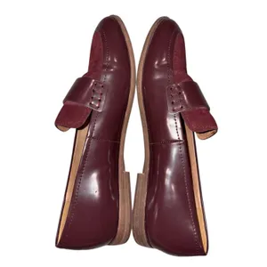 Madewell Dark Cabernet Burgundy Maroon Suede & Leather Alex Loafers Shoes 6 thumbnail 7