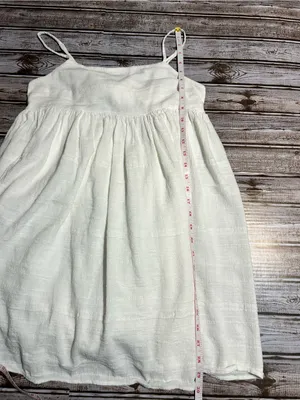 American Eagle White Coastal Spaghetti Strap Sundress Size small thumbnail 7