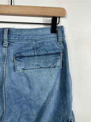 Aritzia Denim Forum 90s Millie Hi Rise Cargo Jeans 26 Blue‎ Wide Leg Y2K thumbnail 10