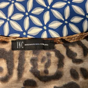 INC cheetah blouse thumbnail 6