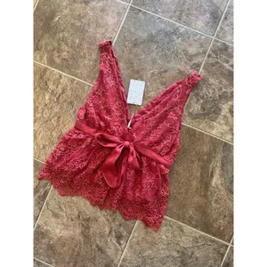 Free People Chante Lace Tank Frenchie Kiss Size Small thumbnail 3