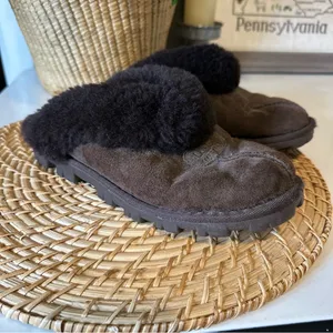 UGG Coquette Women’s Sheepskin Slipper Style 5125 Brown 7 thumbnail 8