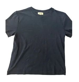 NWT Haven Well Within Navy Organic Cotton Slub Tee Small thumbnail 1