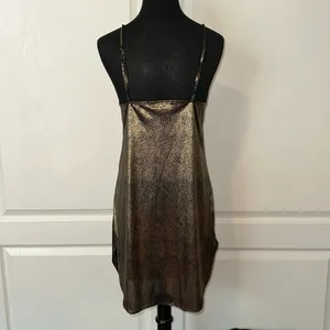Vintage Gold Cami Tank Dress thumbnail 2