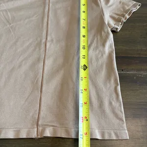 Good American So Soft Sculpted Tee T-Shirt Stretch Pecan 1 2 Small Medium thumbnail 6