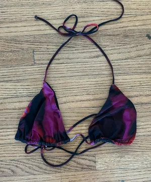 White Fox triangle bikini top thumbnail 1