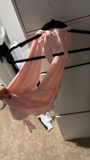 SheIn Pink Halter Top thumbnail 3