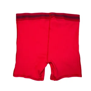 Skims Cotton Rib Boxer Womens Medium Red‎ Excellent Loungewear Shorts thumbnail 2