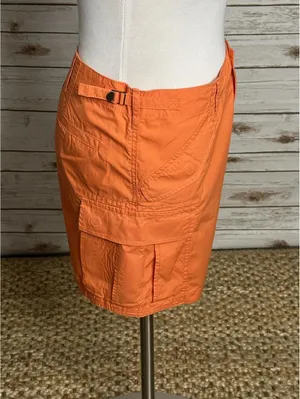 Polo Ralph Lauren orange cotton cargo shorts Size 6 utility gorpcore outdoors thumbnail 3