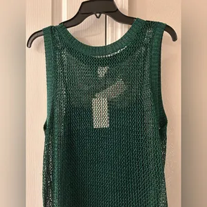 NWT A New Day Midi Tank Dress in Deep Green Size large thumbnail 4