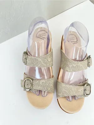Dansko Sophie wedge sandals cream size 40 US 8.5 thumbnail 6