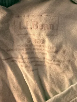 L.L. Bean Women's Pale Blue V-Neck Sleeveless Tank thumbnail 4