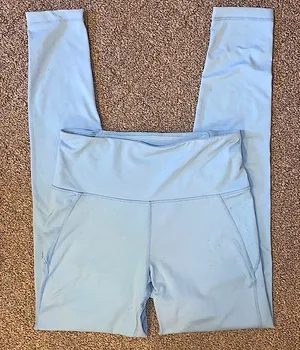 Charlotte Russe Refuge Blue Exercise Skinny Leggings thumbnail 1
