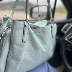 Coach. Baby Blue Satchel. thumbnail 11