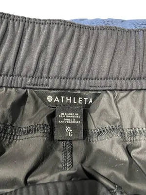 Athleta Rise Pants Black Size XL Wind Pants Athletic Gym Workout Athleisure Cute thumbnail 3
