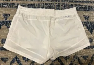 White Adidas Shorts Athletic thumbnail 2