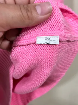 English Factory Weekday Motif Sweater In Pink size Small Wednesday pink thumbnail 4