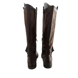 Cole Haan brown leather harness pull on knee high boots size‎ 8.5 thumbnail 5