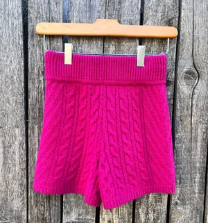 Rag & Bone Pink Cashmere Shorts thumbnail 1