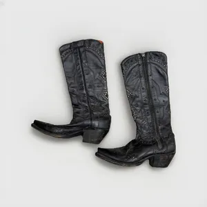 Dan Post Women's Daredevil Studded Tall Western Boots - Snip Toe Size 6 thumbnail 2