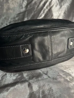 Vintage Y2K Coach Black Leather Zoe Shoulder Bag thumbnail 5