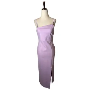 Petal + Pup Dress Women 10 Purple Asymmetric Zahra Midi Slit Preppy‎ Party thumbnail 2