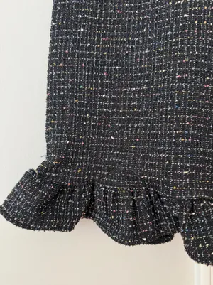 Anthropologie Maeve The Colette Crop Wide-Leg Pants: Tweed Edition, Size 26 thumbnail 11