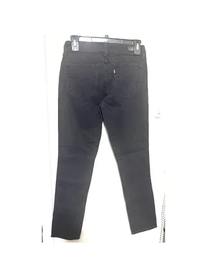 Levi’s Levis Women’s Skinny Jeans Black Denim 27x28 Ankle Classic‎ Low Rise thumbnail 2