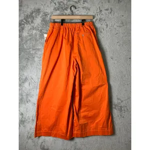 Maeve Anthropologie Slouchy Wide‎ Leg Trousers Bright Orange High Rise 10 New thumbnail 4