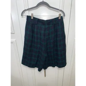 Vintage BRIGGS‎ New York Women's Plaid Bermuda Shorts Size 12 thumbnail 5