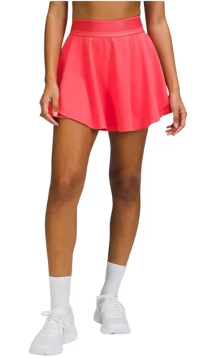 LULULEMON Pink Court Rival High Rise Tennis Skirt Shorts attached 4 thumbnail 1