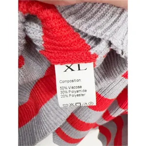 Miss Sparkling Two Pieces Striped Long Sleeve Comfy Lounge Set Gray Red NWOT thumbnail 7