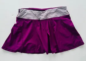 Lululemon Vintage Take Flight Skirt Skort Dewberry Size 4 Tennis Pickleball Walk thumbnail 1