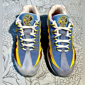 Nike Air Max 95 Zen University Blue Team Red Varsity Yellow White Sz 7 💛 thumbnail 13