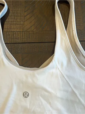 Lululemon white cropped align tank top 6 women thumbnail 2