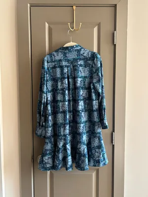 Tuckernuck Trellis Vine Crepe Callahan Shirt Dress thumbnail 4