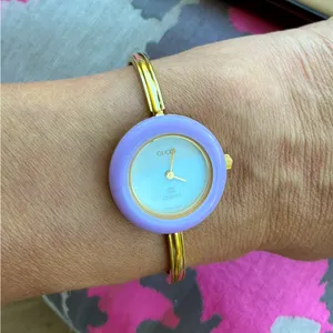 NICE GUCCI bangle watch set 💜🩵💙❤️🤎💗💛💚 thumbnail 4