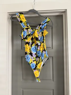 ZARA Floral Bodysuit thumbnail 5