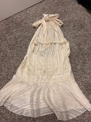 SheIn Light Yellow Halter Dress thumbnail 4